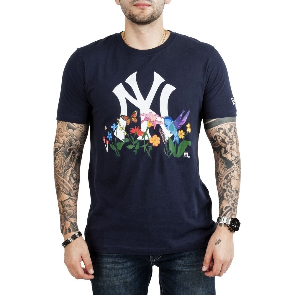 New Era Yankees Blooming Floral Baseball Streetwear Unisex T-Shirt